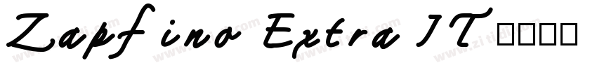 Zapfino Extra IT字体转换